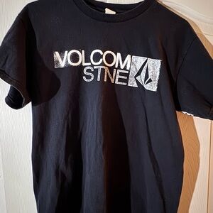 Volcom Charcoal Tee with Logo